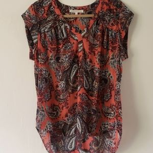Daniel Rainn paisley blouse